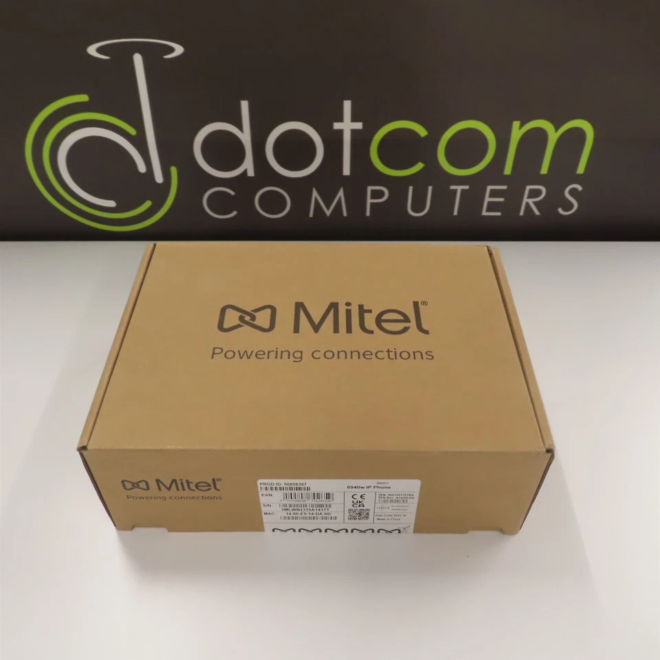 Mitel MiVoice 6940w MiVoice Connect IP Phone Sealed Wireless 50008387 - Image 1 of 1