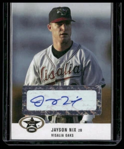 2005 Just Stars #38 Jayson Nix Autographs - Picture 1 of 2