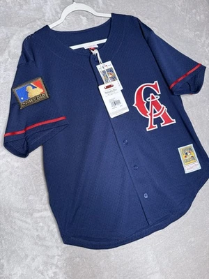 Camiseta Mitchell & Ness Auténtica Bo Jackson California Angels 1994 Botón 44 L Foto 1 de 4