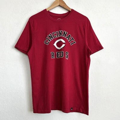 47 Brand Shirt Men Large MLB Cincinnati Reds Short Sleeve Logo Red - Image 1 of 4