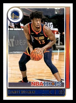 2021-22 Hoops #58 James Wiseman - Image 1 of 2