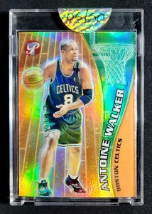 Antoine Walker Celtics 2001 Topps Pristine #8 Gold Refractor Encased /50 Celtics - Picture 1 of 2