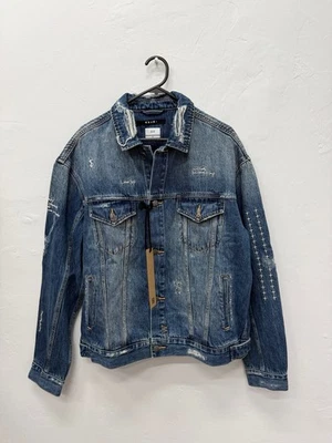 new Ksubi mens oh g jacket medium m denim blue Ekstatic 2 - Image 1 of 4