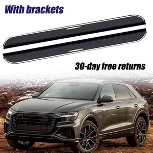 2Pcs Running Boards Nerf Bars Side Steps Fits for Audi Q8 2019-2020 - Picture 1 of 10