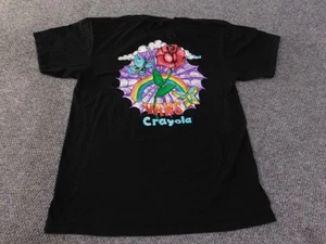 Vans Crayola Shirt Mens Large Black Rose Rainbow Butterfly Graphic Tee 2022 - Picture 1 of 17