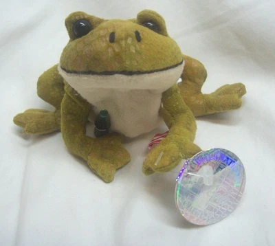 Coca-Cola 1999 COKE Puerto Rico HOPPS COKI FROG 4" Bean Bag STUFFED ANIMAL NEW - Image 1 of 4