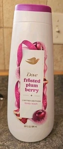 Dove Frosted Plum Berry Body Wash Limited Edition Holiday Treats 20 oz New - Picture 1 of 3