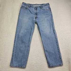 Pantalones de mezclilla para hombre Levi's 550 42x32 calce relajado lavado claro piedra Normcore Dadcore - Imagen 1 de 18