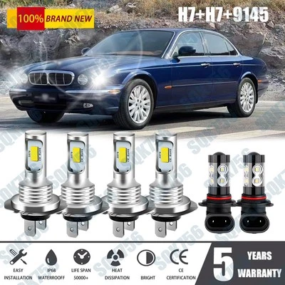 Faro antiniebla LED para Jaguar XJ8 2000-2003 6x 6000K H7 y 9145 Foto 1 de 4