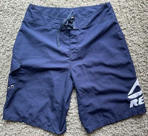 Reef Solid Blue Boardshorts Badehose Bademode Polyester Stretch Herren 32 - Bild 1 von 7