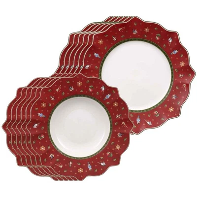 Villeroy & Boch Toy's Delight Tafelservice 12-teilig Rot für 6 Personen - Bild 1 von 4