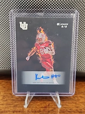 2024 Onit Athlete Brant Kuithe Nine Series Fire Auto #8/9 Utah Utes - Image 1 of 2