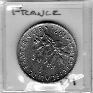 Francia: 1 franco 1971 - Imagen 1 de 2