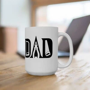 Personalized Dad coffee Mug Fix it dad Tools birthday dad gift stocking stuffer - Picture 1 of 14