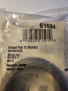 Exhaust Pipe Flange Gasket Fel-Pro 61694 - Picture 1 of 4