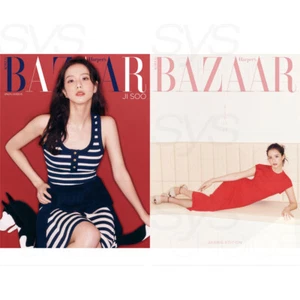 BLACKPINK JISOO HARPER'S BAZAAR KOREA Magazine 2025 SPRING EDITION + Tracking# - Picture 1 of 5