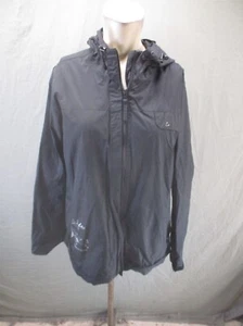 PARADOX Size XL Mens BLK 100% Nylon Full Zip Pocket Waterproof Windbreaker 919 - Picture 1 of 11