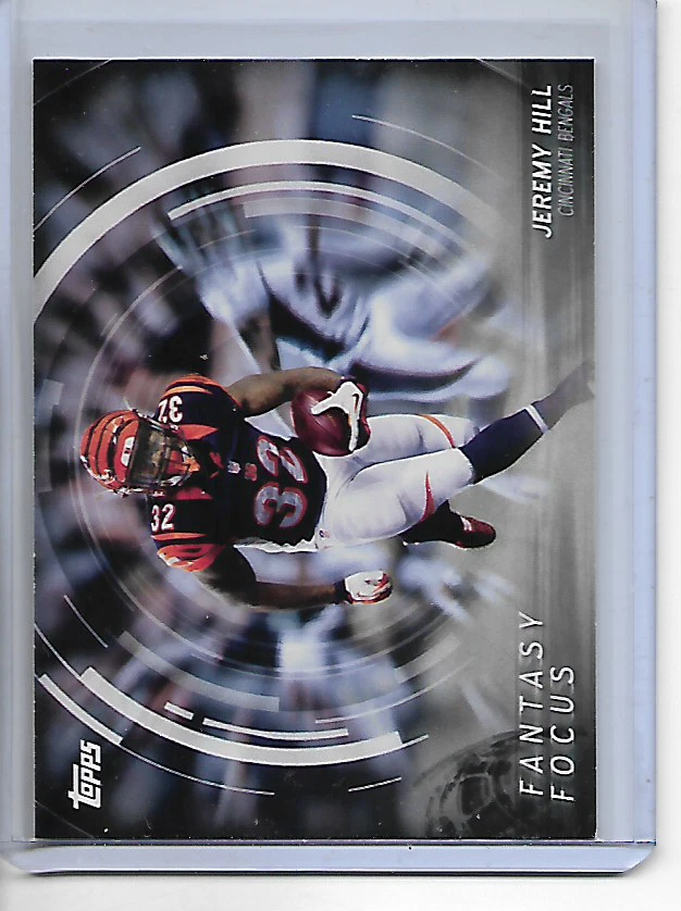  2015 Topps Jeremy Hill Fantasy Focus Insert Card - Image 1 of 1