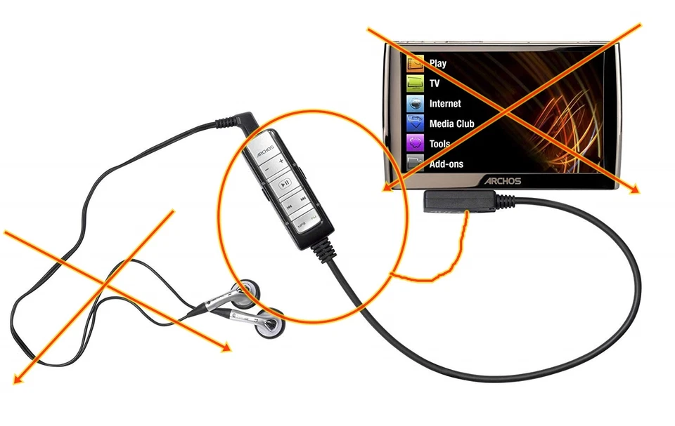 Archos 5 / 5g / 7 FM Radio & Remote Control, Voice Recorder, FM Radio Record NEU - Bild 1 von 3