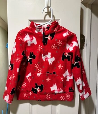 Sudadera Pullover Polar Cremallera Cuarto Talla 4T Perros Cachorros Westies Terrier Foto 1 de 3