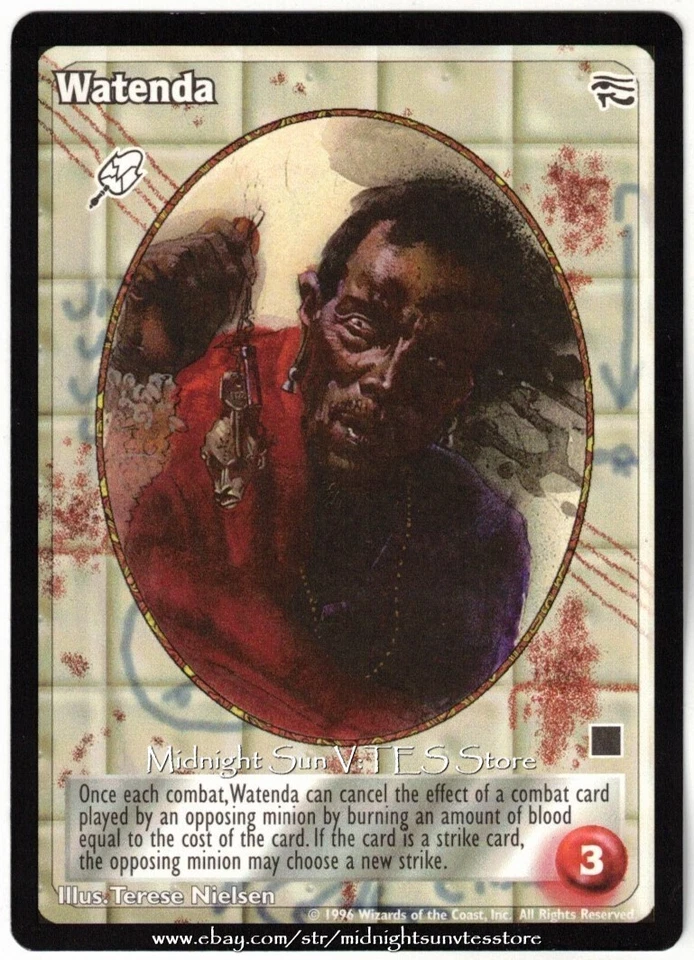 Watenda Malkavian Ancient Hearts V:TES VTES Vampire CCG - Image 1 of 1