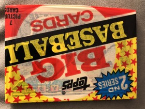 1989 Topps Big Baseball Pack Joey Meyer Brewers (Top) Donell Nixon Giants (Back)