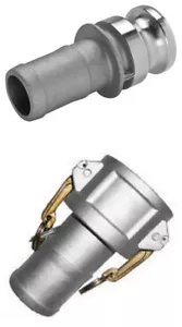 1 1/2 inch BSP Camlock Type C E | Aluminium | 40mm | Fire Pump hose tail - Picture 1 of 4