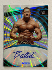 2023 Panini Revolution WWE Batista Sunburst #03/99 Auto Autograph Card