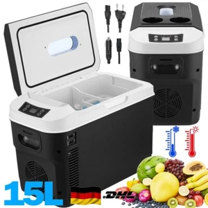 15L Kühlbox Auto 12V 230V Camping Elektrische Thermobox Warmhaltebox Kühltasche - Bild 1 von 15