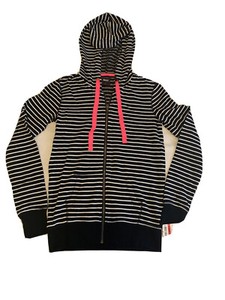 Black \u0026 White Striped Hoodies 