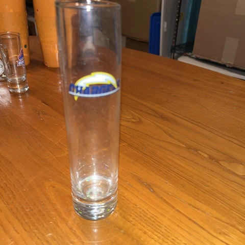 NFL San Diego Chargers Tall Cordial Shot Glass,  (Vortex) Cover
