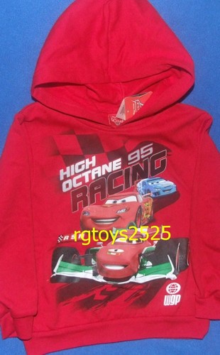 ALEXANDER MCQUEEN Felpa con cappuccio Disney Cars Lightning McQueen bambino pullover 6 7 S 8 M nuova