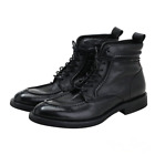 Retro High Top Leather Oxfords British Mens Fashion Riding Round Toe Ankle Boots