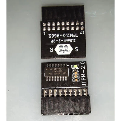 TPM TPM2.0 Modul ASRock TPM 18-1 Pin Sicherheitsmodul Win11 für Infineon - Bild 1 von 3