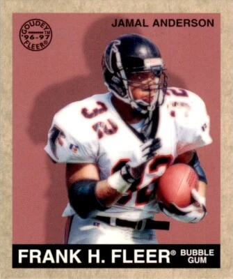 1997 Fleer Goudey Jamal Anderson Football Card Atlanta Falcons #78 - Image 1 of 2