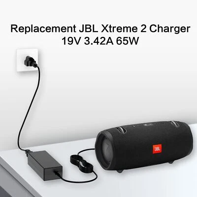 19V 65W New for JBL Xtreme 2 Charger Wireless Bluetooth Speaker Power Supply US - Image 1 of 4