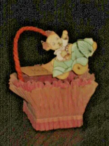 Vintage Birthday Crepe Paper Nut Cup Jerry Name Tag Dog in car U.S.A. - Picture 1 of 6