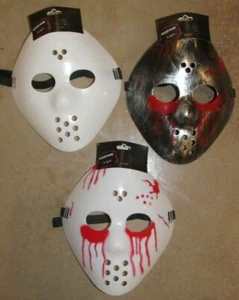 3 verschiedene gruselige Halloween Hockey Masken - Alter 8+ Jason - Bild 1 von 4