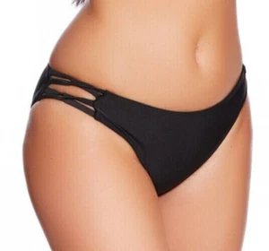Bikinihose Badehose Slip schwarz Basic Gr 40 Neu "Octopus" Cut Out - Bild 1 von 1