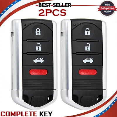 2 For 2013 2014 2015 Acura ILX Smart Proximity Remote Key Fob 4Button KR5434760 - Imagem 1 de 4