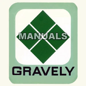 GRAVELY 72 INCH Rotary 3-Blades MOWER Operator OWNERS MANUAL & PARTS IPC Set CD - Picture 1 of 2