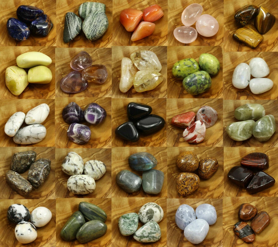 Budawi® Edelstein Trommelstein Handschmeichler Handstein 150 versch. Sorten - Bild 1 von 1