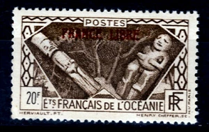 Französisch Ozeanien 157 **, FRANCE LIBRE auf 20 Fr. braun - Afbeelding 1 van 1