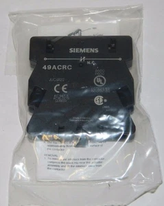 NEW Siemens Furnas 49ACRC Auxiliary Contact Kit 1NC NEW IN FACTORY SEALED BAG  - Picture 1 of 4