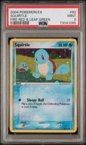 Pokemon EX 2004 rojo fuego y verde hoja retorcido holo 82 PSA 9 mal etiquetado - Imagen 1 de 2