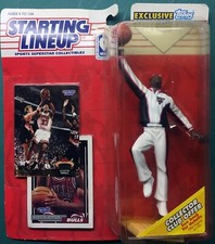 1992 Scottie Pippen Starting Lineup Chicago Bulls Figure WarmUp Superstar Poster