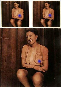 PHOTO STEREO EROTIQUE sur verre NU FEMININ 1900 - 1920  risque nude  / 660 - Imagen 1 de 1