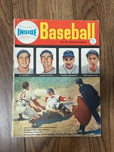 Inside Baseball Magazine October 1952 - Rosen Sauer, Thomson & Dimaggio on Cover - Picture 1 of 8