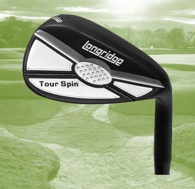 Longridge Tour Spin Acero Inoxidable 60 Grados Negro Golf Lob o Cuña de Arena