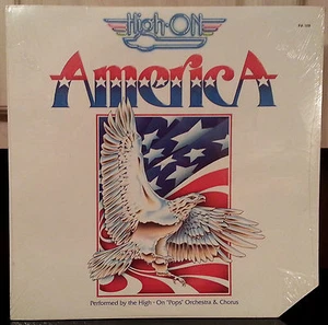 high on pops orchestra & chorus HIGH ON AMERICA LP vinyl sealed corner clip - Picture 1 of 1